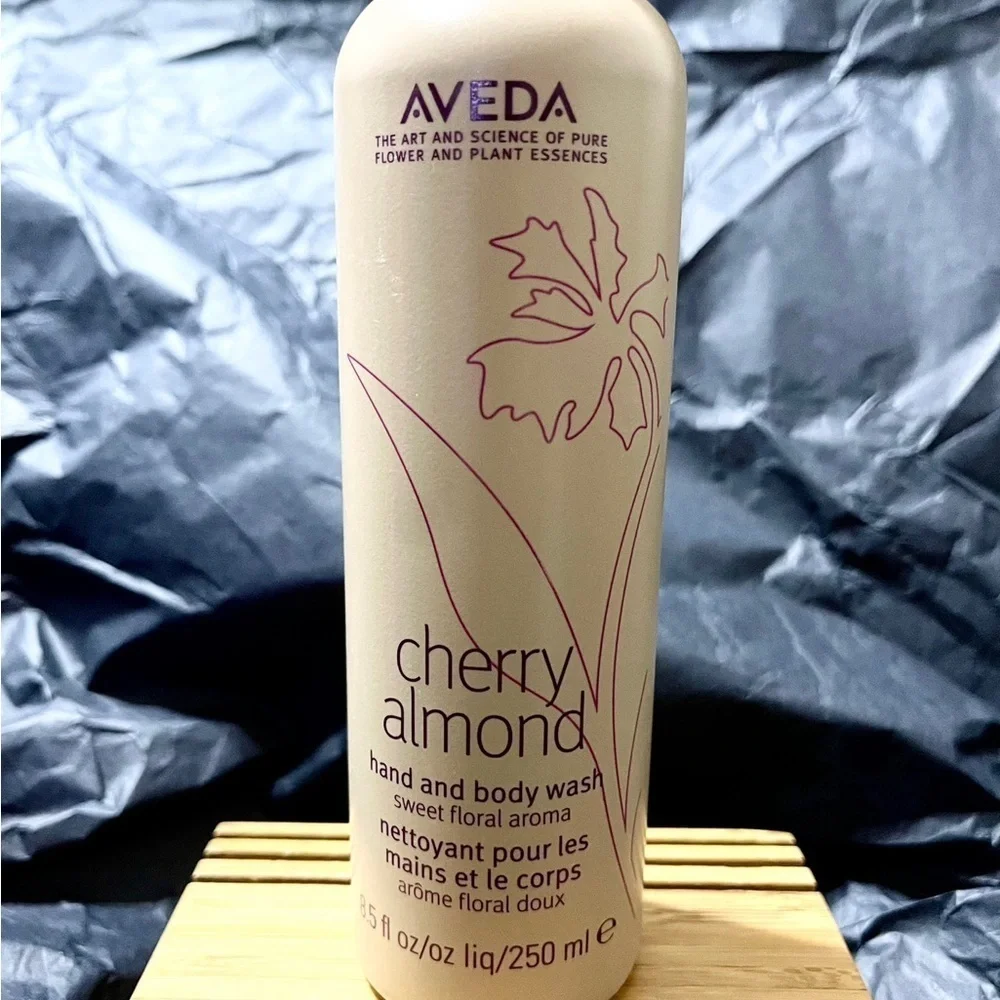 Aveda Cherry Almond Hand and Body Wash.